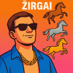 Obuolmušiai žirgai 550